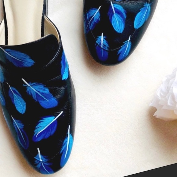 Alepel Shoes - Alepel hand painted mules